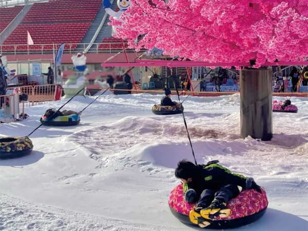山西省延安市雪地轉轉